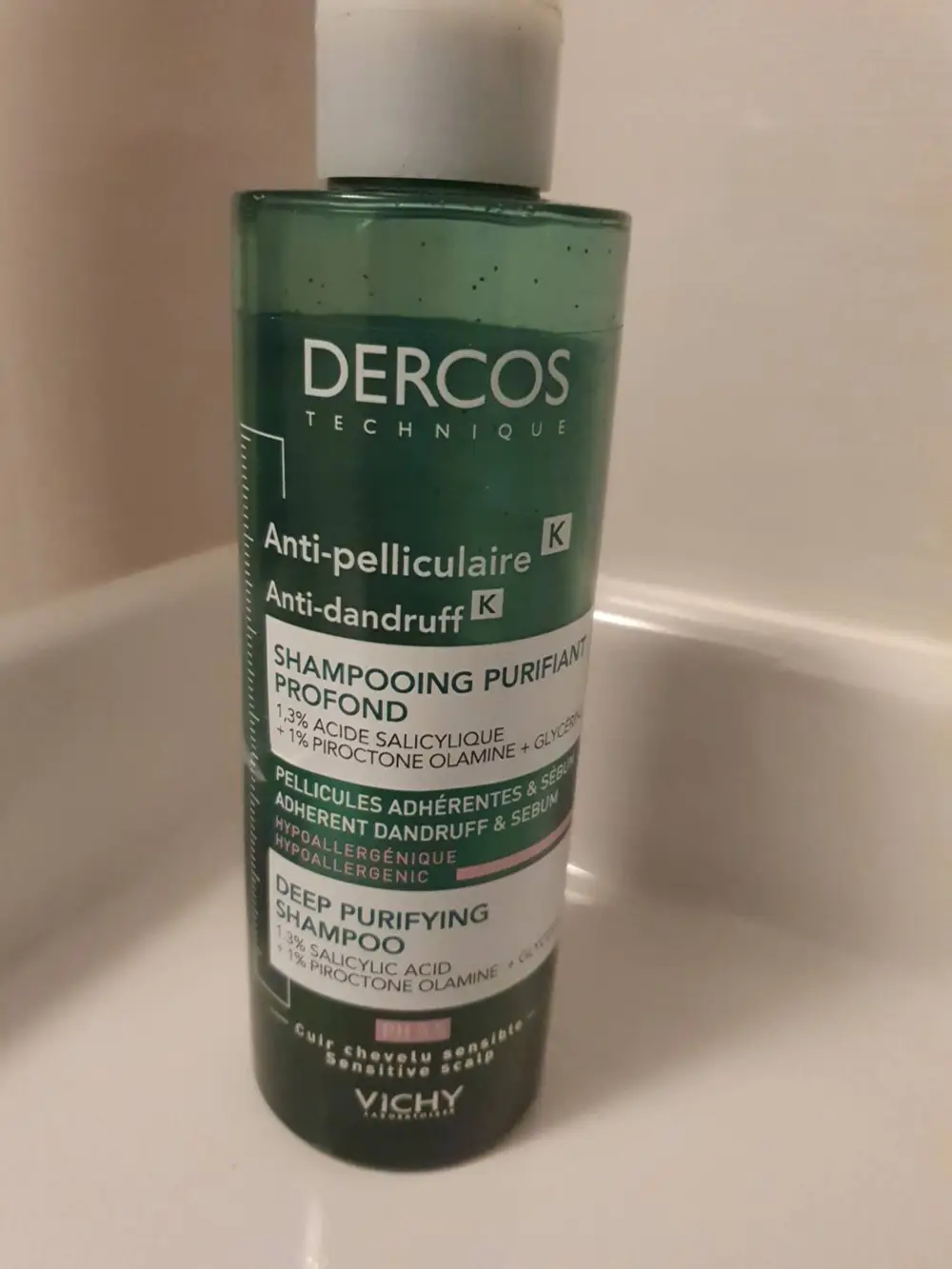 DERCOS - Shampooing purifiant profond anti-pelliculaire