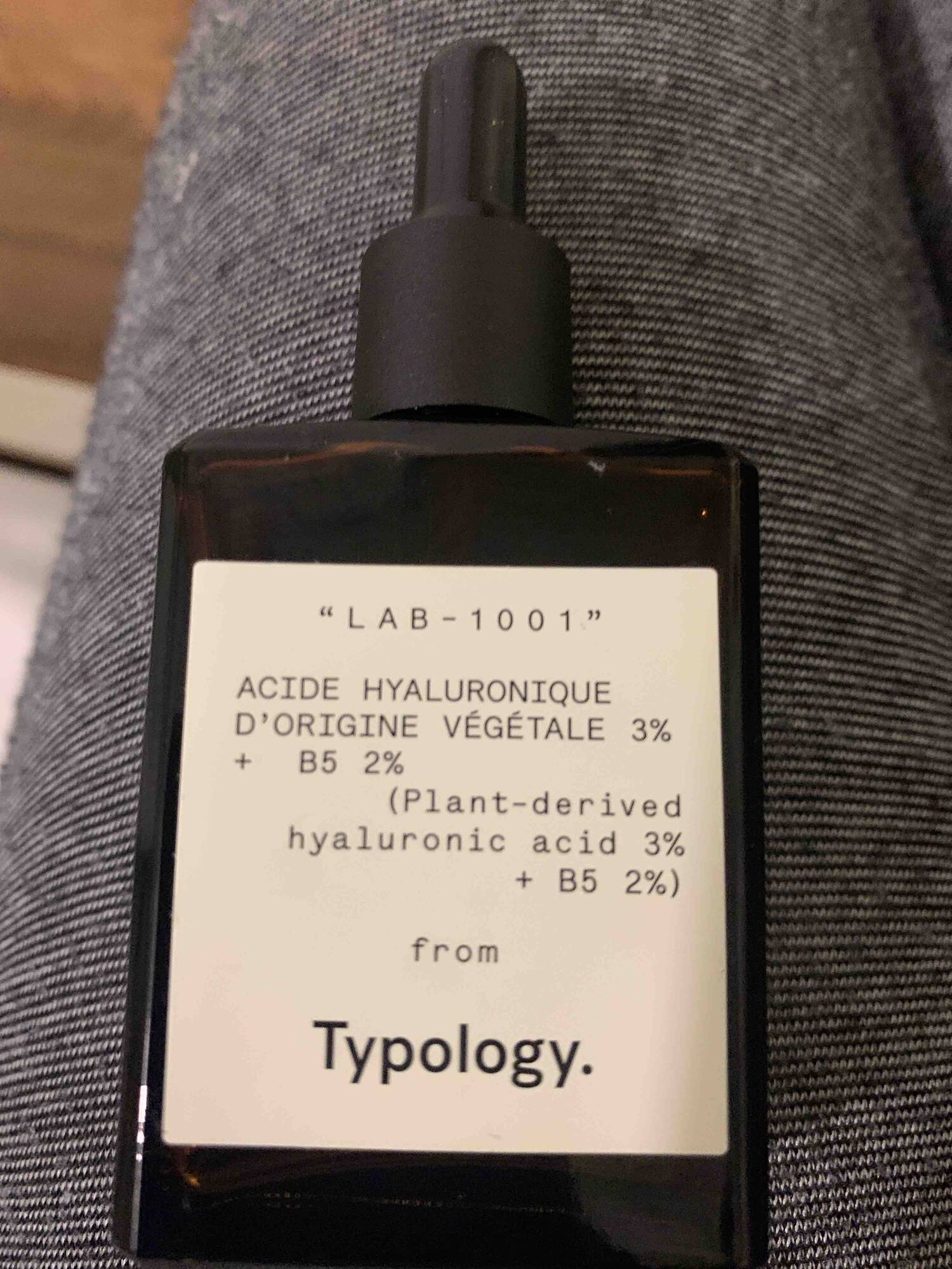 TYPOLOGY - Lab-1001 - Acide hyaluronique sérum visage