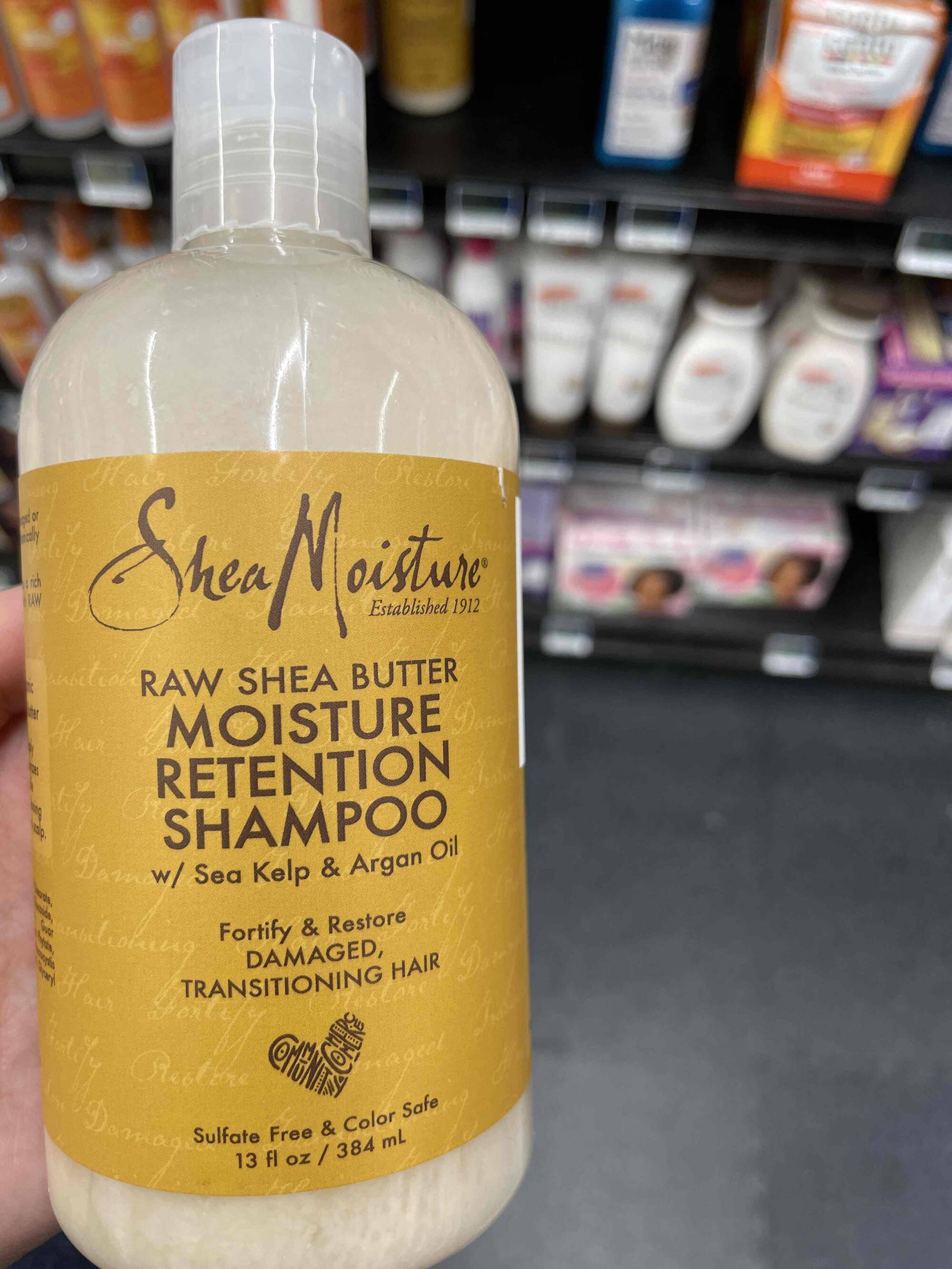 SHEA MOISTURE - Raw shea butter - Moisture retention shampoo
