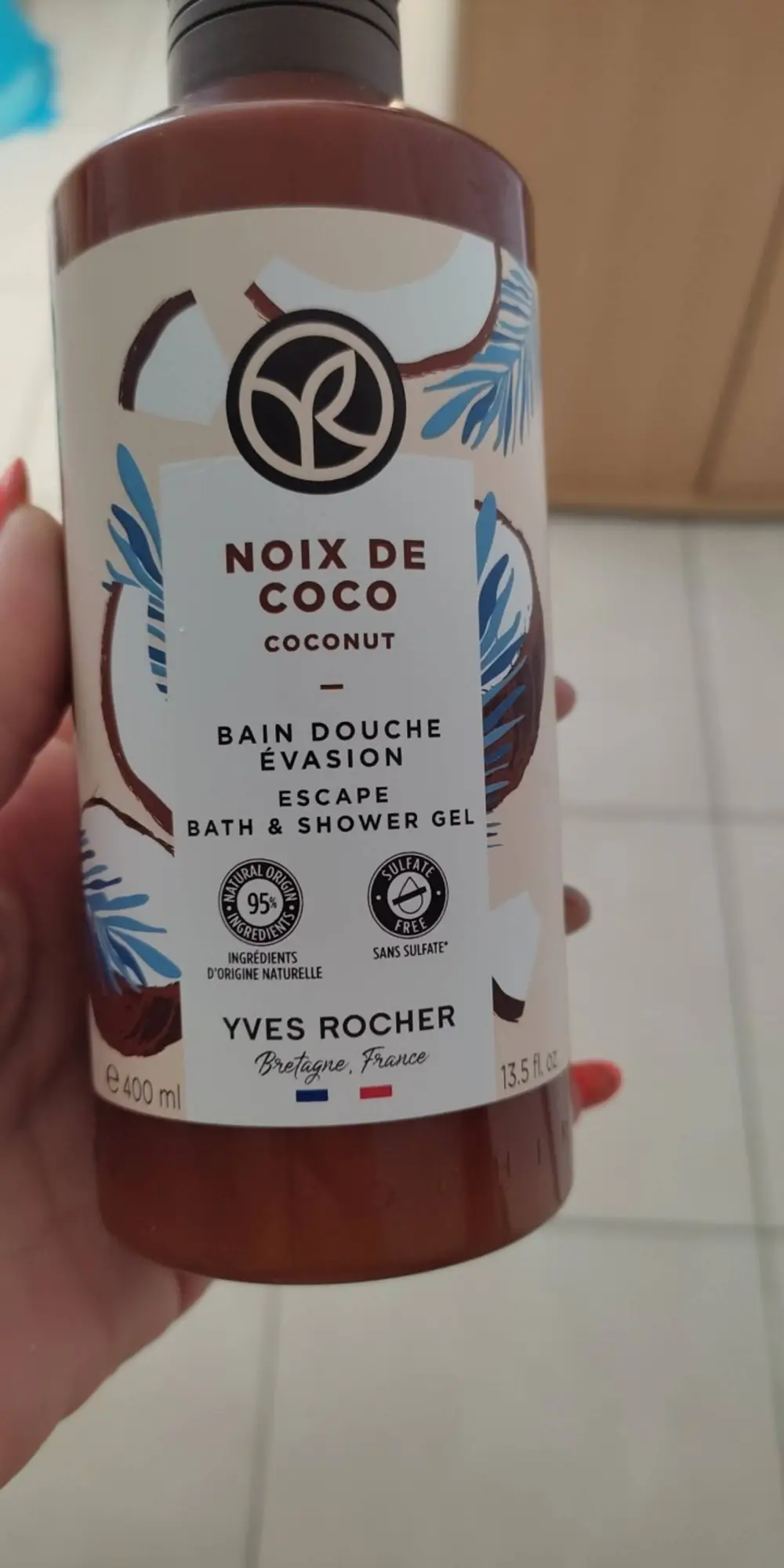 YVES ROCHER - Noix de coco - Bain douche évasion