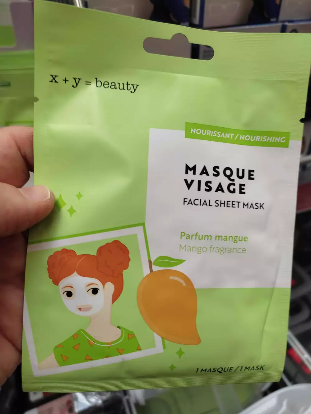 X+Y=BEAUTY - Masque visage parfum mangue