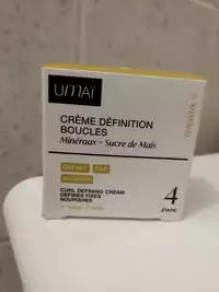 UMAÏ - Crème définition boucles