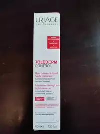 URIAGE - Tolederm control - Crème soin calmant intesif