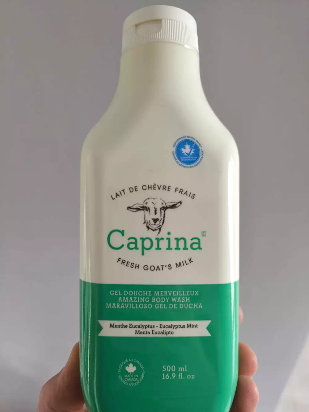 CAPRINA - Lait de chèvre frais - Gel douche merveilleux
