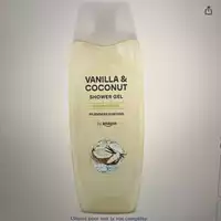 AMAZON - Gel douche - Vanille & coconut