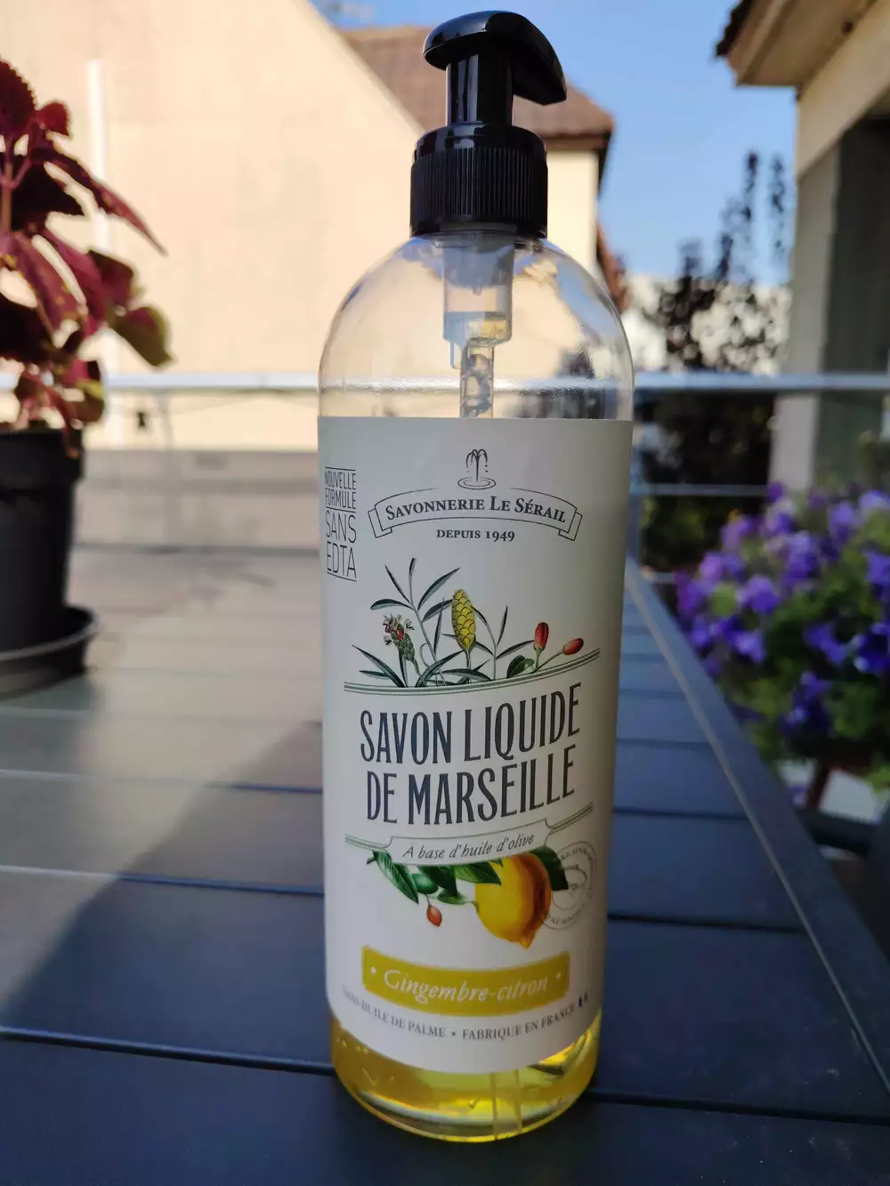 SAVONNERIE LE SÉRAIL - Savon liquide de Marseille gingembre-citron
