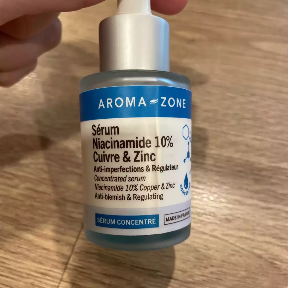 AROMA-ZONE - Sérum niaciamide 10% cuivre & zinc