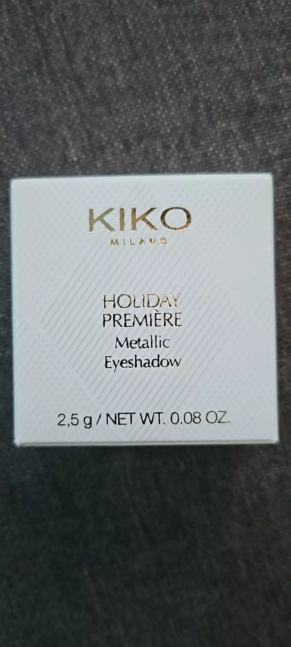 KIKO - Holiday première - Metallic eyeshadow