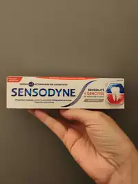 SENSODYNE - Dentifrice sensibilité & gencives 3x moins de plaque