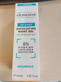 ELEMENTRE - Resurface - Gel exfoliant nuit