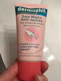 DERMOPHIL - Soin expert mains - Soin mains anti-tâches aux acides de fruits