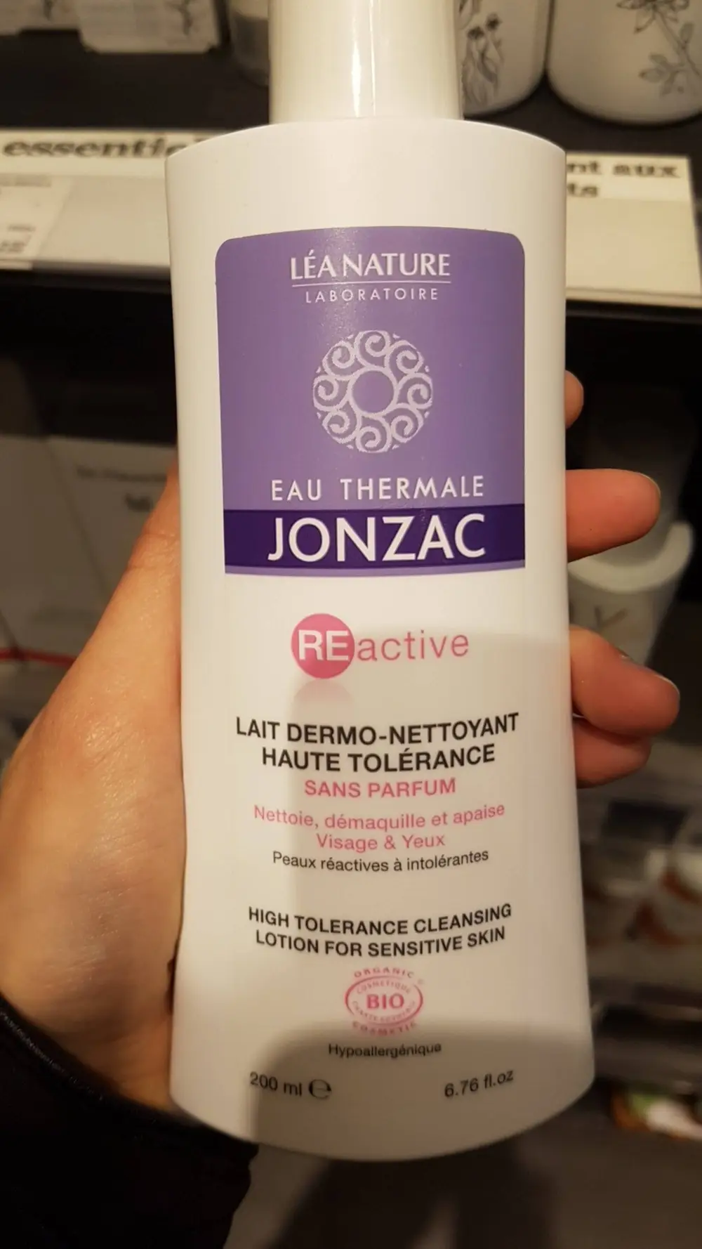 EAU THERMALE JONZAC - REactive - Lait dermo-nettoyant haute tolérance