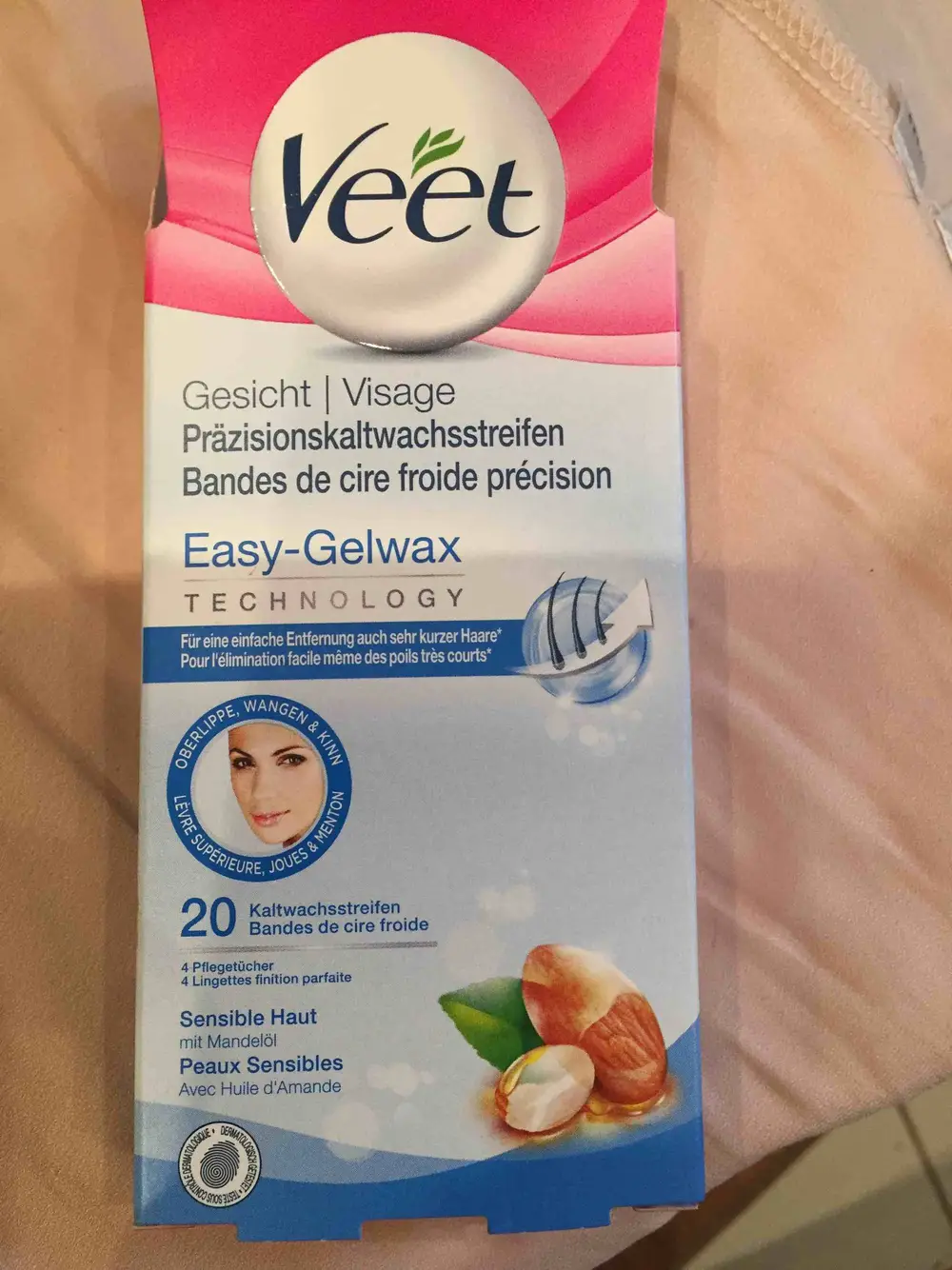 VEET - Easy Gelawax - Bandes de cire froide précision