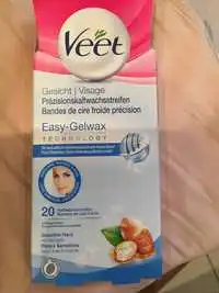 VEET - Easy Gelawax - Bandes de cire froide précision