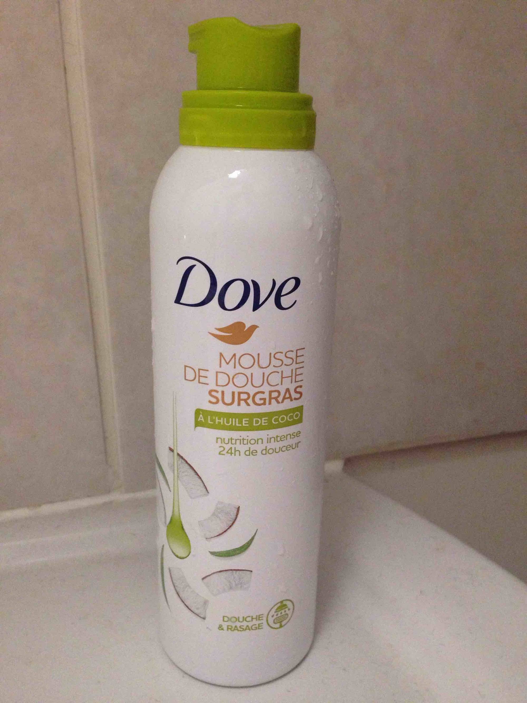 DOVE - Mousse de douche surgras à l'huile de coco
