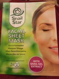 SNAIL STAR - Facial sheet mask with snail gel extract