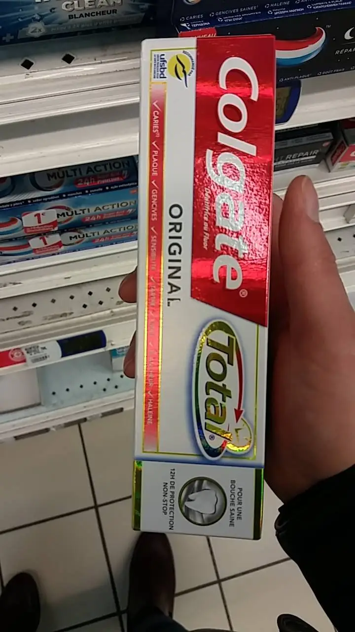 COLGATE - Total - dentifrice au fluor