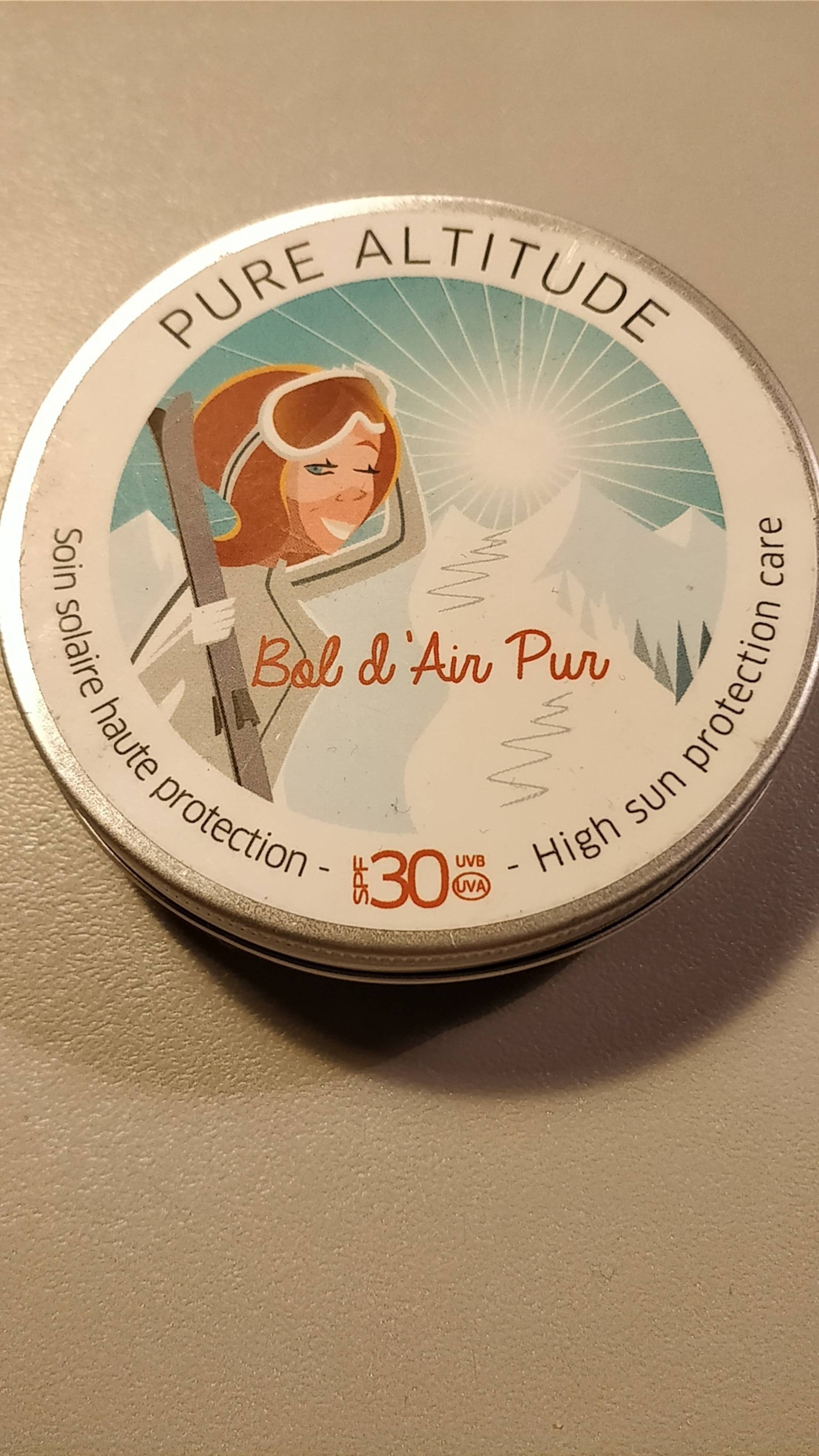 PURE ALTITUDE - Bol d'air pur - Soin solaire haute protection spf30