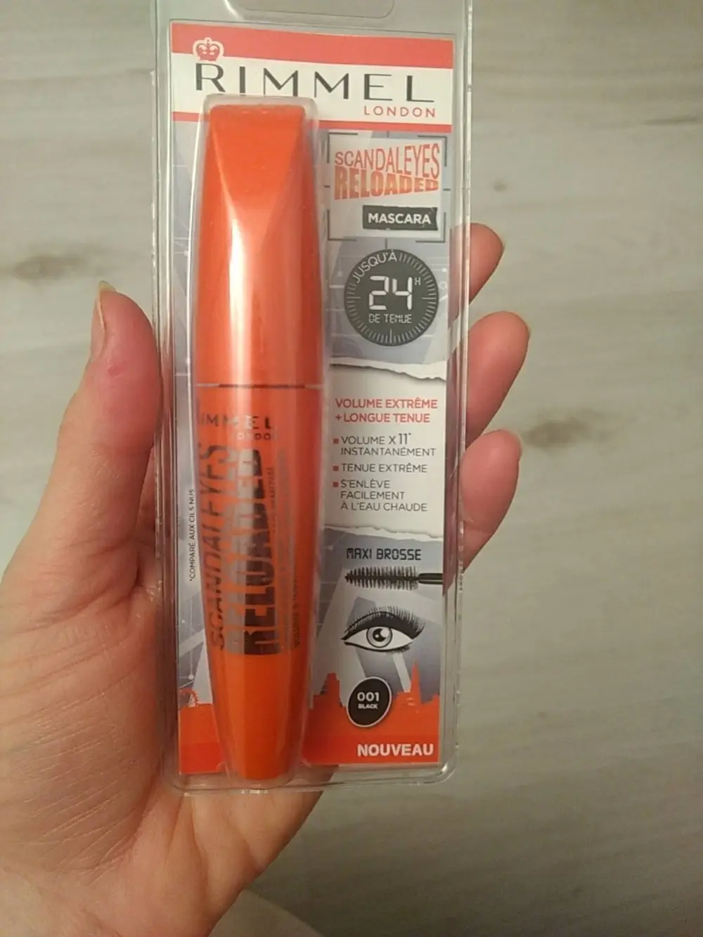 RIMMEL - Scandaleyes reloaded 001 black - Mascara 