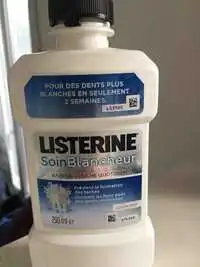 LISTERINE - Soin blancheur - Bain de bouche quotidien