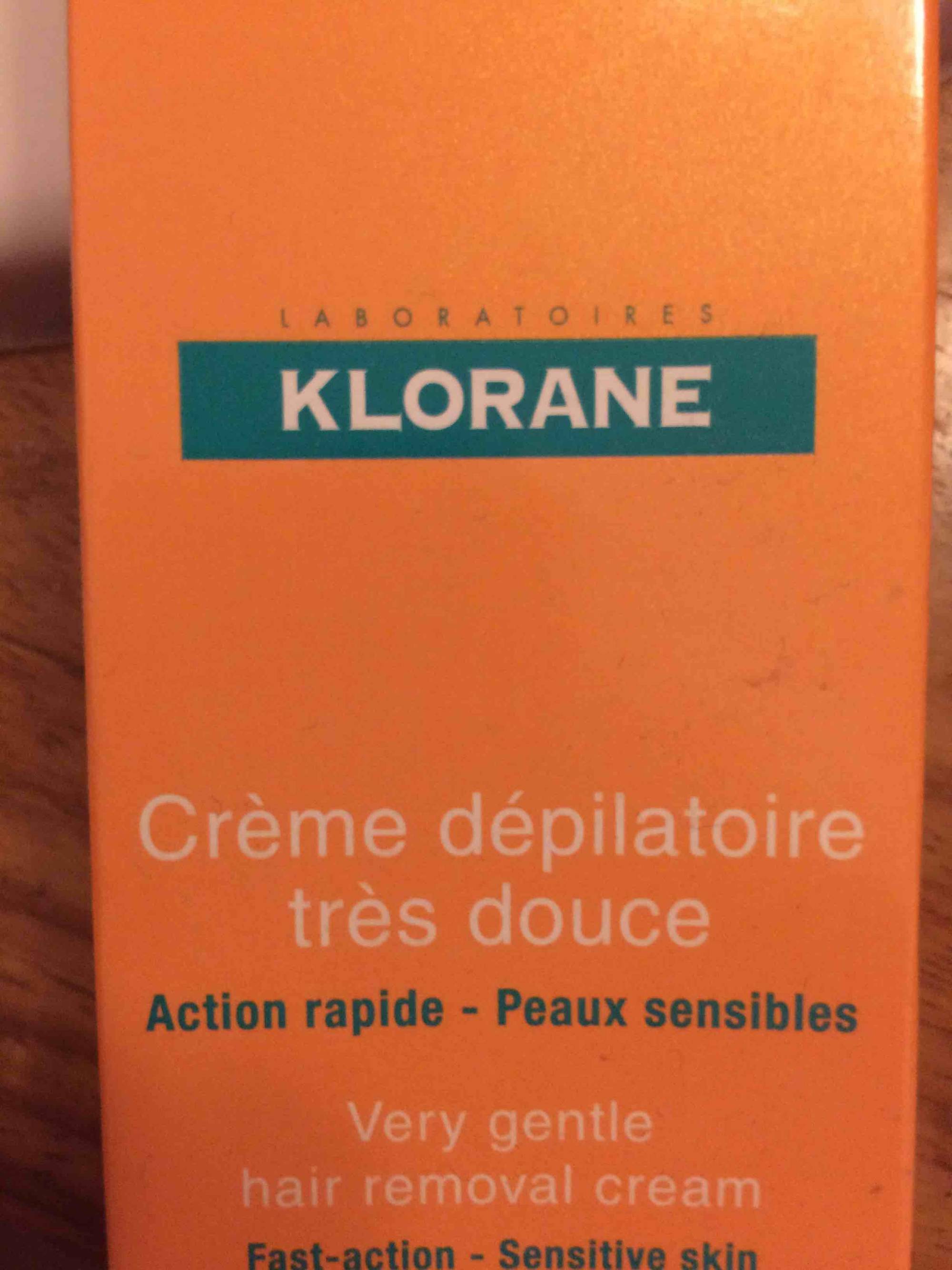KLORANE - Crème dépilatoire très douce