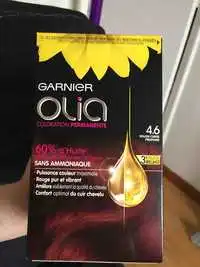 GARNIER - Olia - Coloration permanente 4.6 rouge-cerise profond