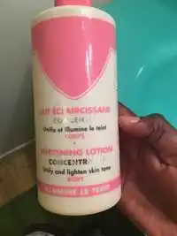 TOPSYGEL - Lait éclaircissant 
