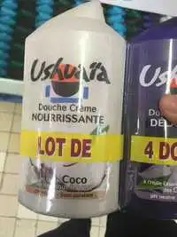 USHUAÏA - Lait de coco - Douche crème nourrissante