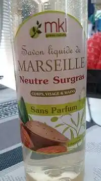 MKL GREEN NATURE - Savon liquide de marseille neutre surgras