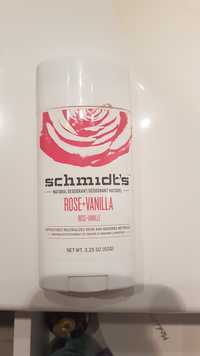 SCHMIDT'S - Rose+vanille - Déodorant naturel