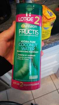 GARNIER - Fructis Hydra pure Coconut Water - Shampooing fortifiant