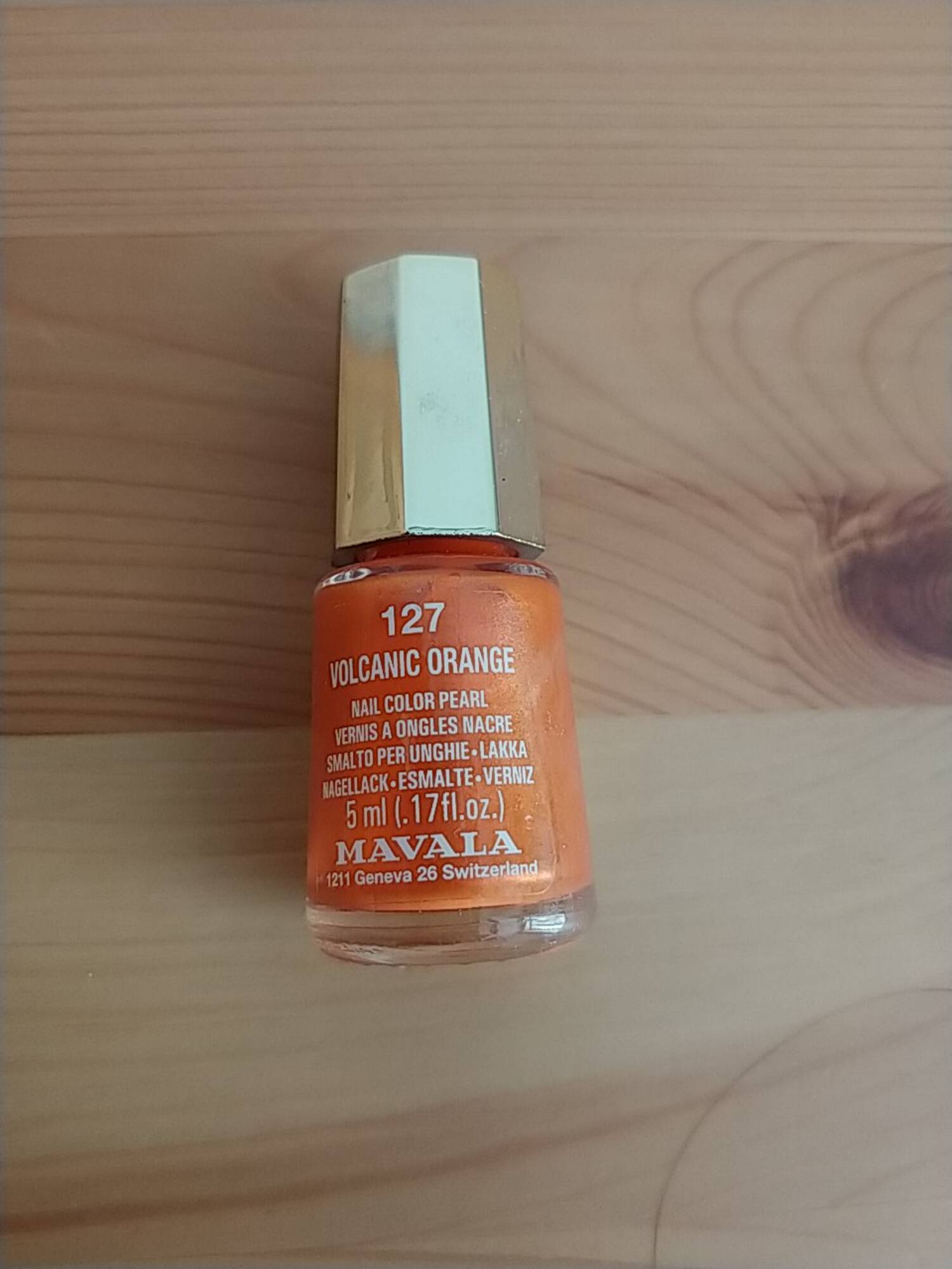 MAVALA - Vernis à ongles nacré 127 volcanic orange