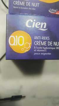 CIEN - Crème de nuit anti-ride Q10