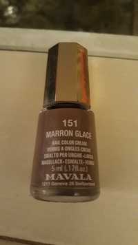 MAVALA - Vernis à ongles crème - 151 marron glacé 
