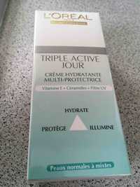 L'ORÉAL PARIS - Triple active jour - Crème hydratante multi-protectrice