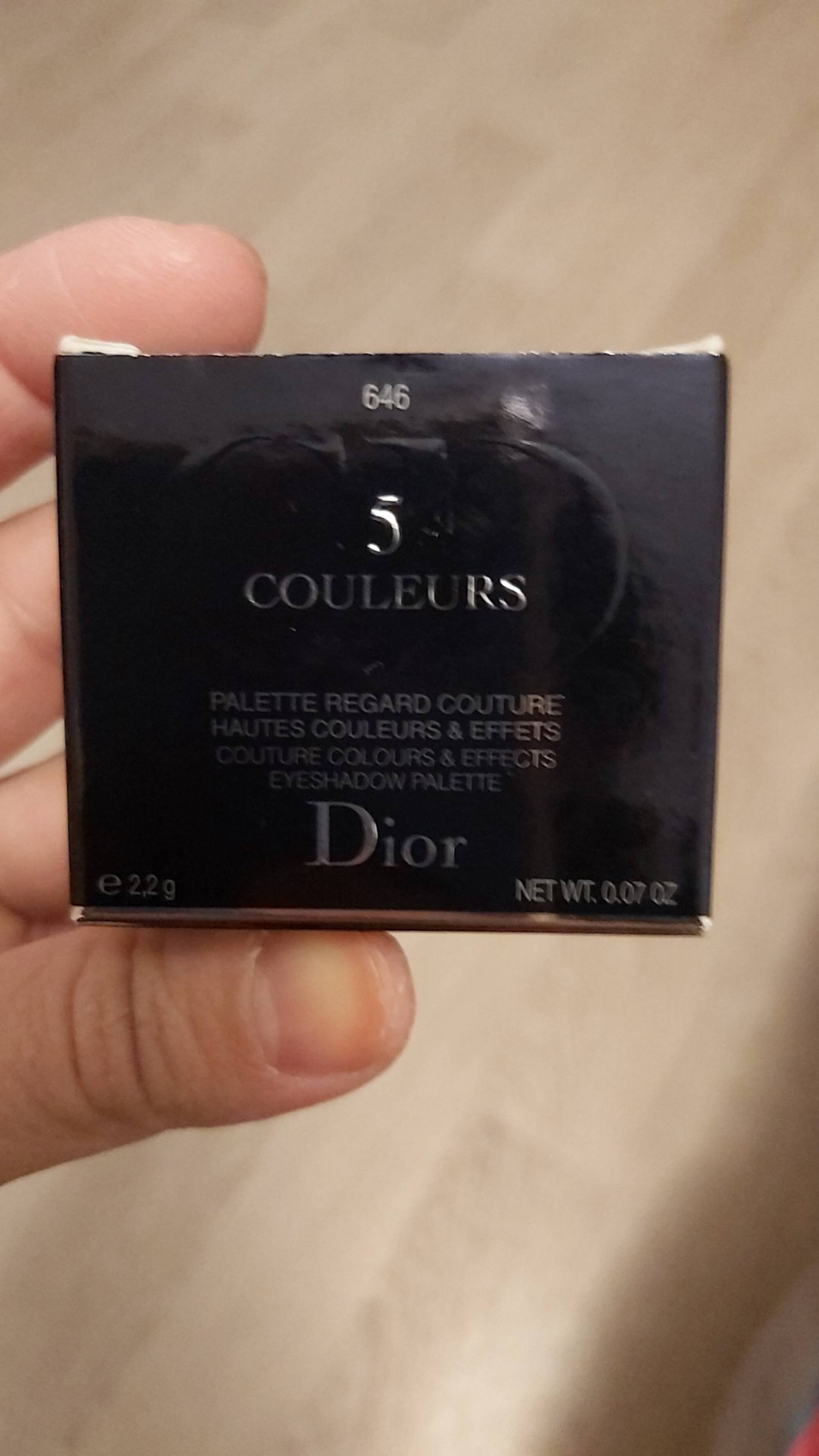 DIOR - 5 Couleurs - Palette regard couture