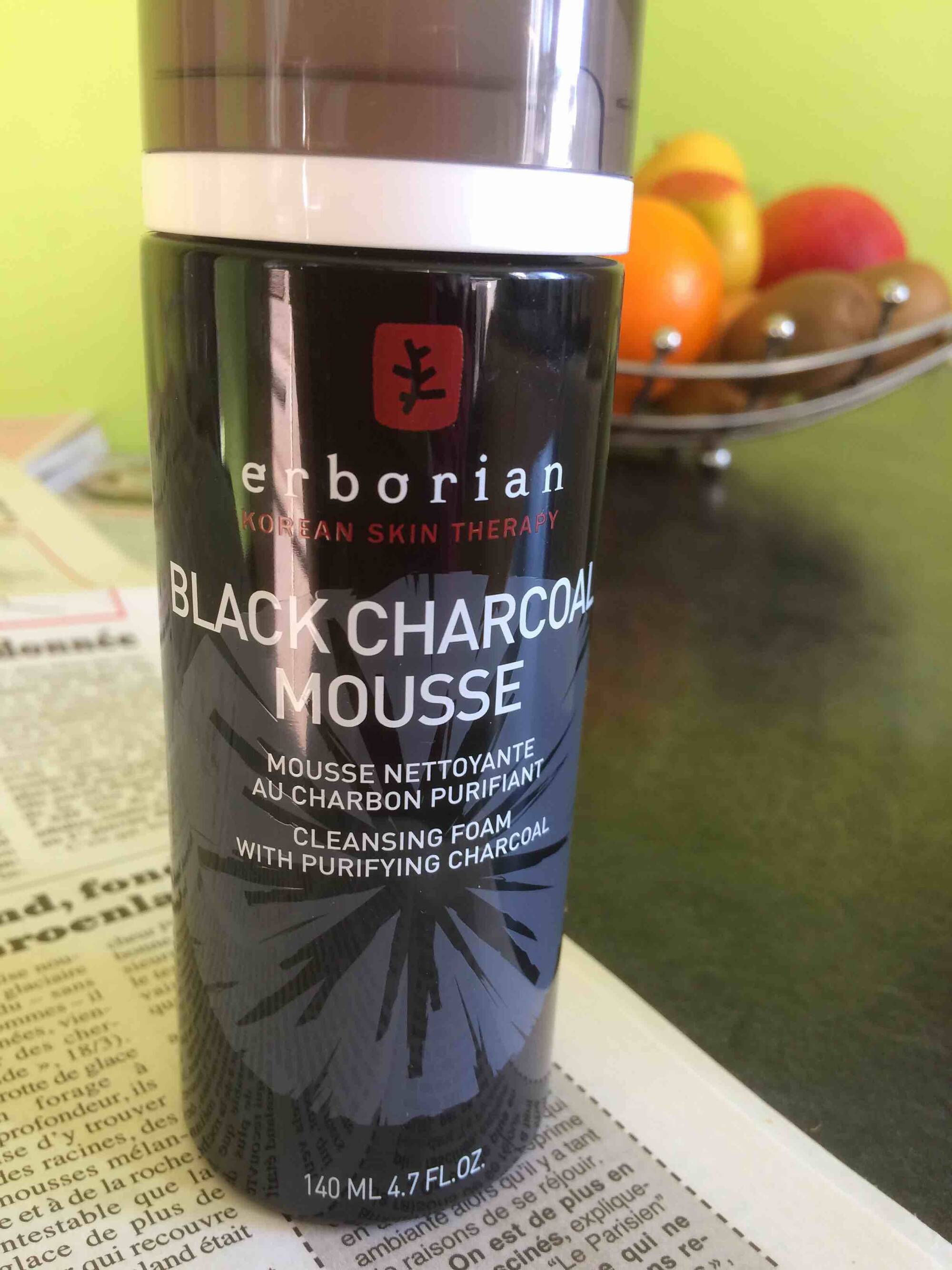 ERBORIAN - Mousse nettoyante au charbon purifiant