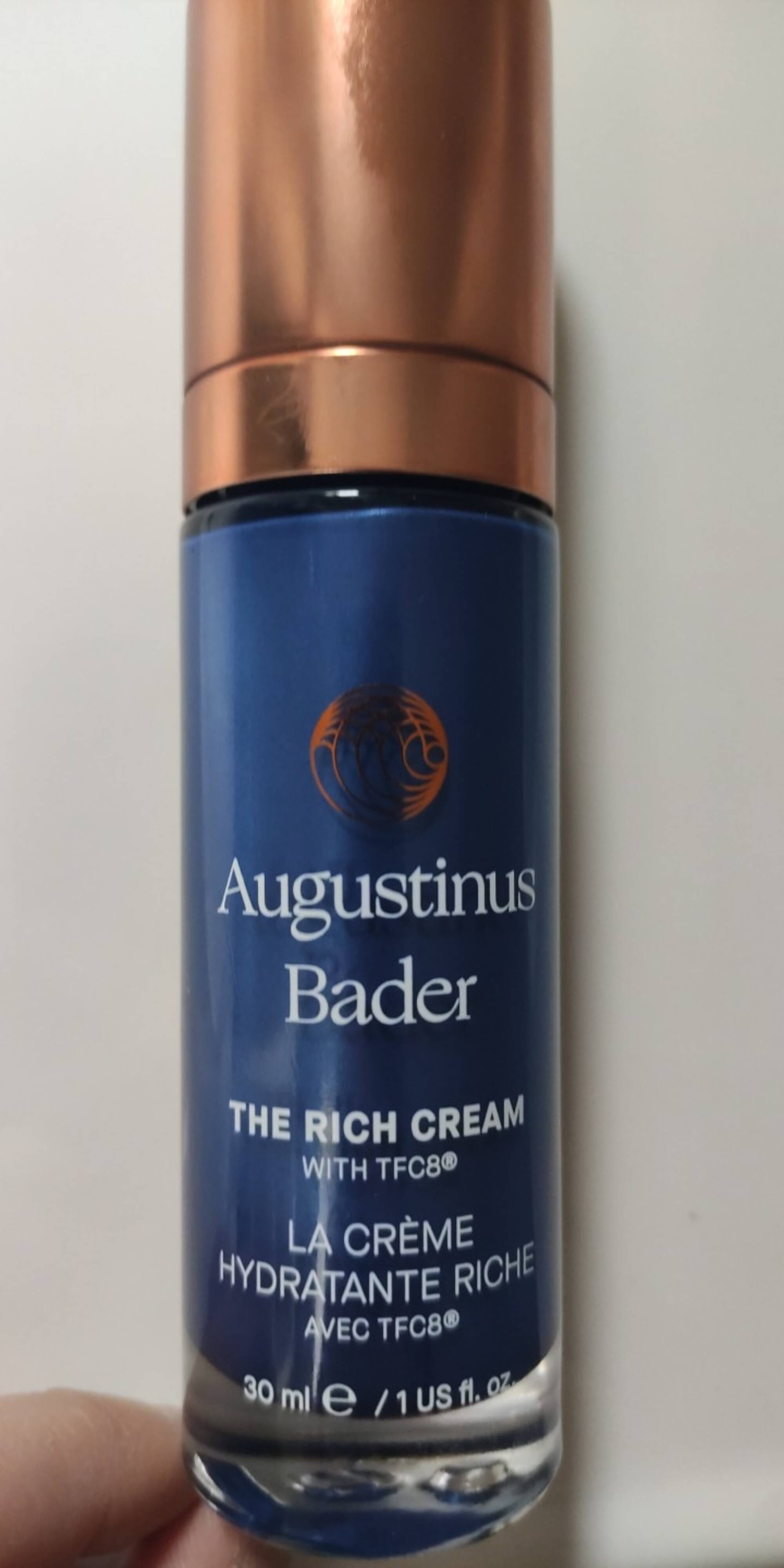 AUGUSTINUS BADER - La crème hydratante riche avec TFC8