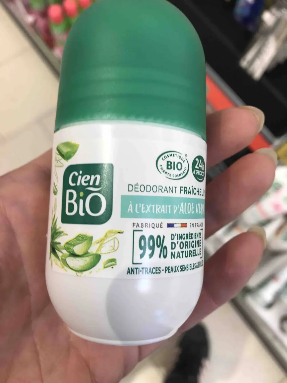 CIEN - Déodorant fraîcheur à l'extrait d'Aloe vera