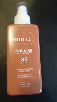 MIDI 12 - Solaire earth-friendly - Soin haute protection visage & corps 30SPF