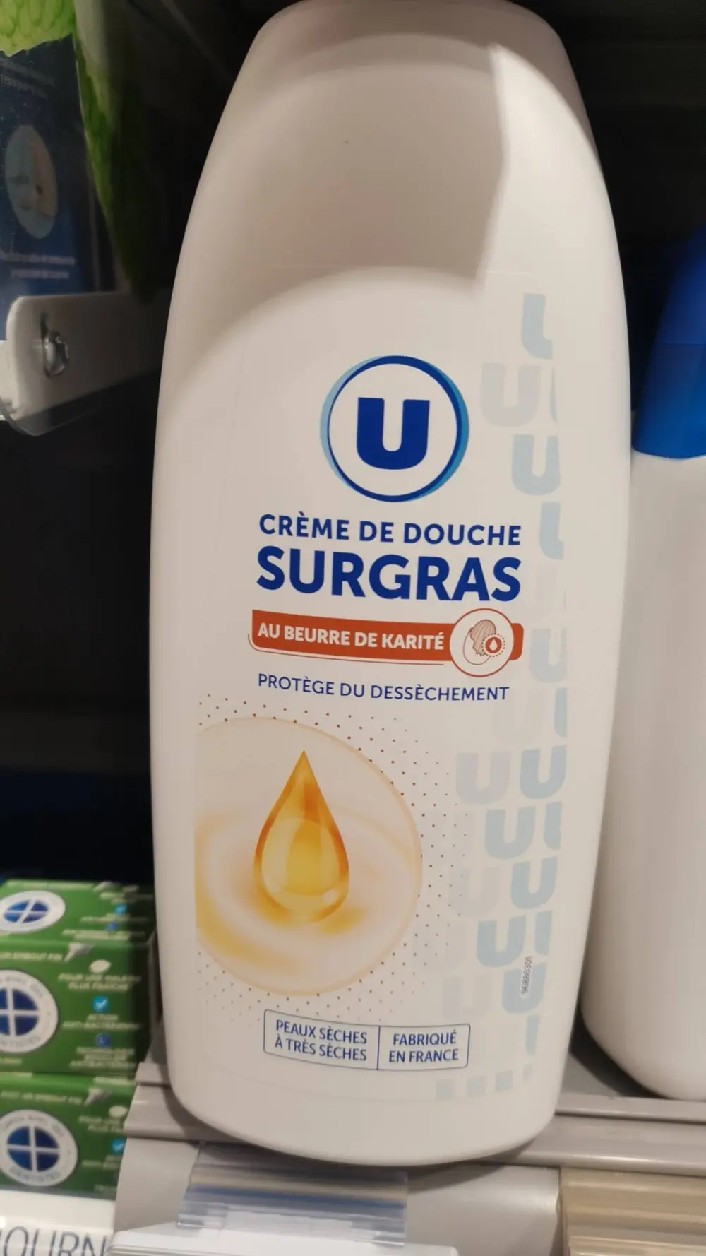 U - Crème de douche surgras au beurre de karité