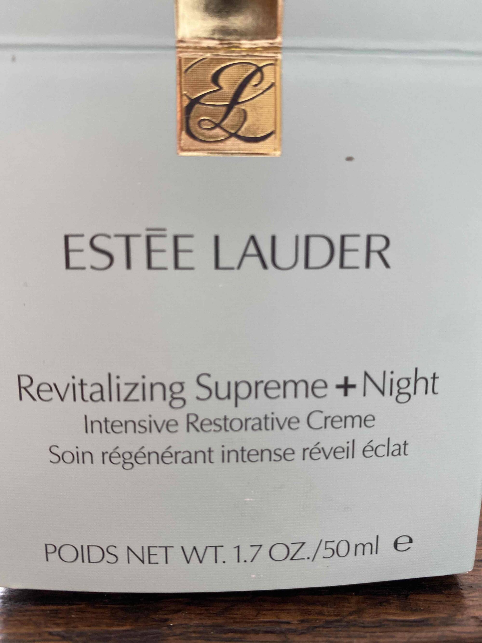 ESTEE LAUDER - Revitalizing supreme + night