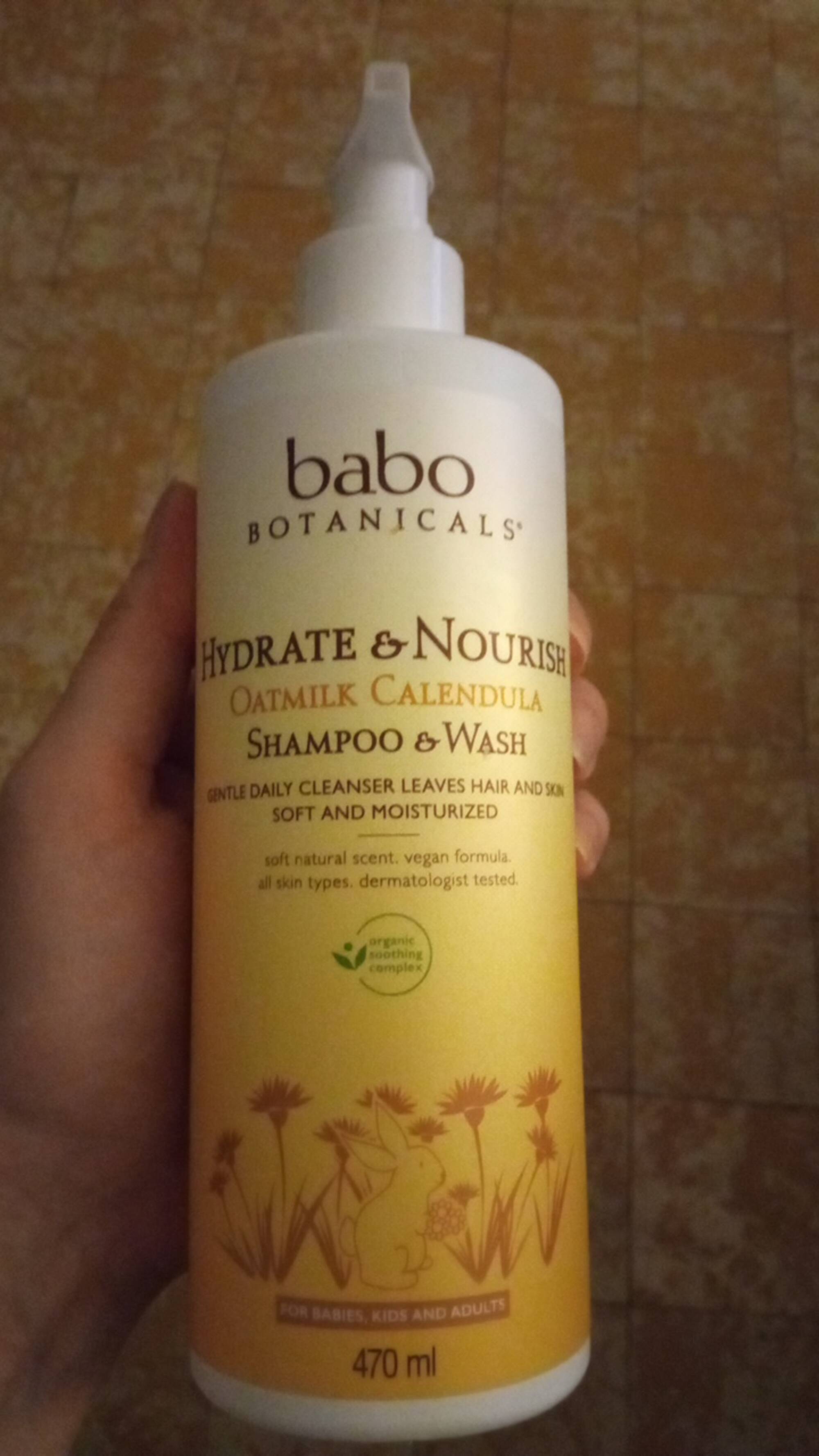 BABO BOTANICALS - Oatmilk calendula - Shampoo & wash