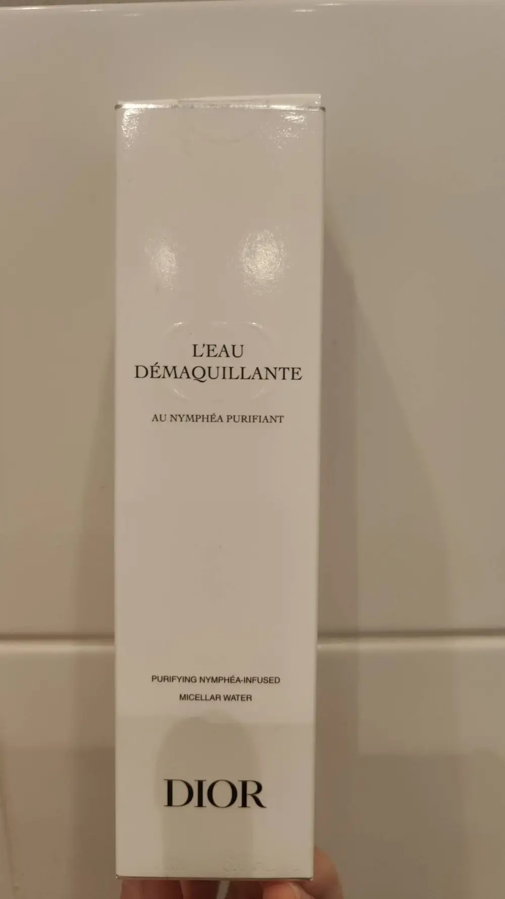 DIOR - L'eau démaquillante au Nymphéa purifiant