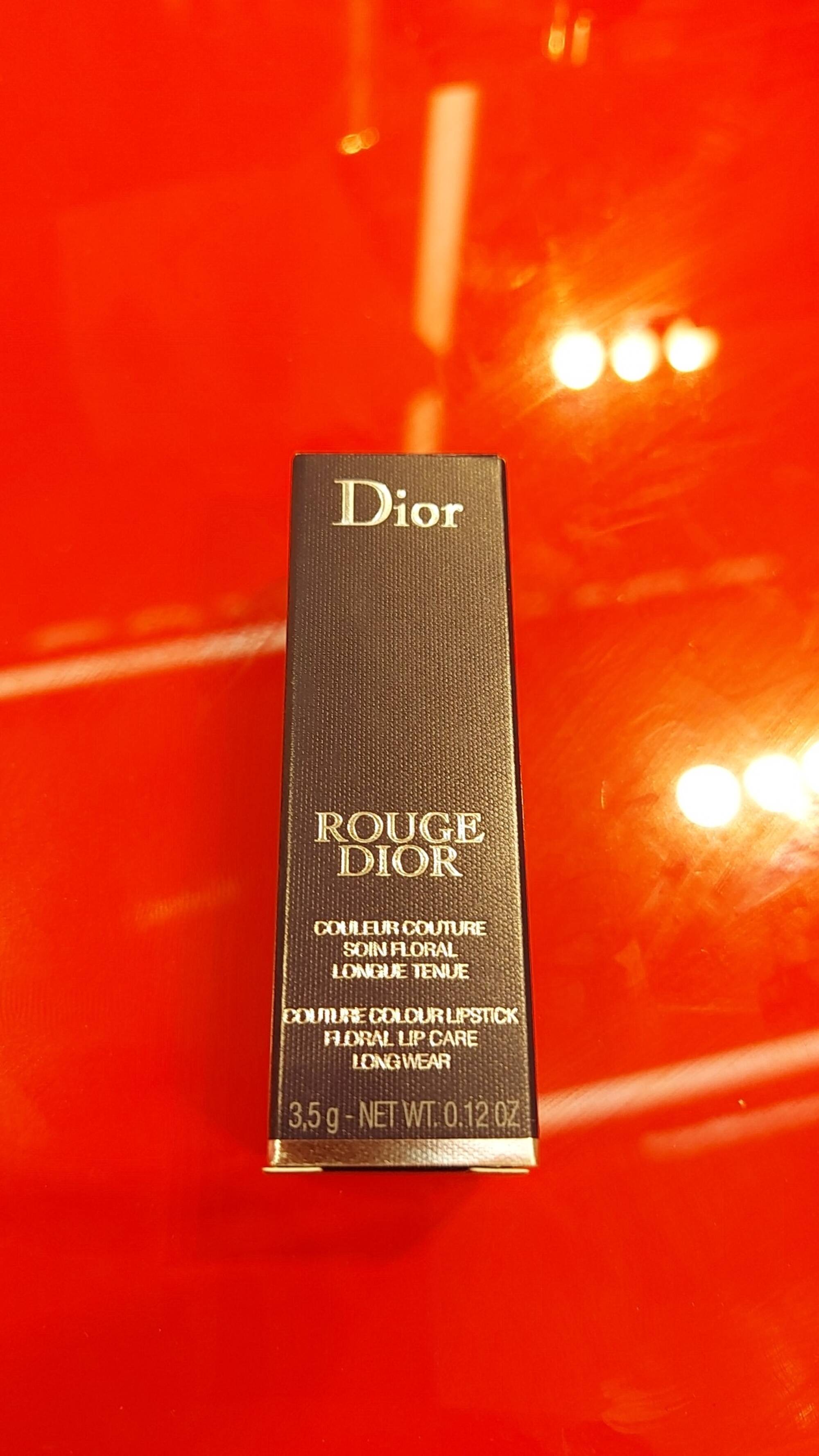 CHRISTIAN DIOR - Rouge dior - Couleur couture soin floral