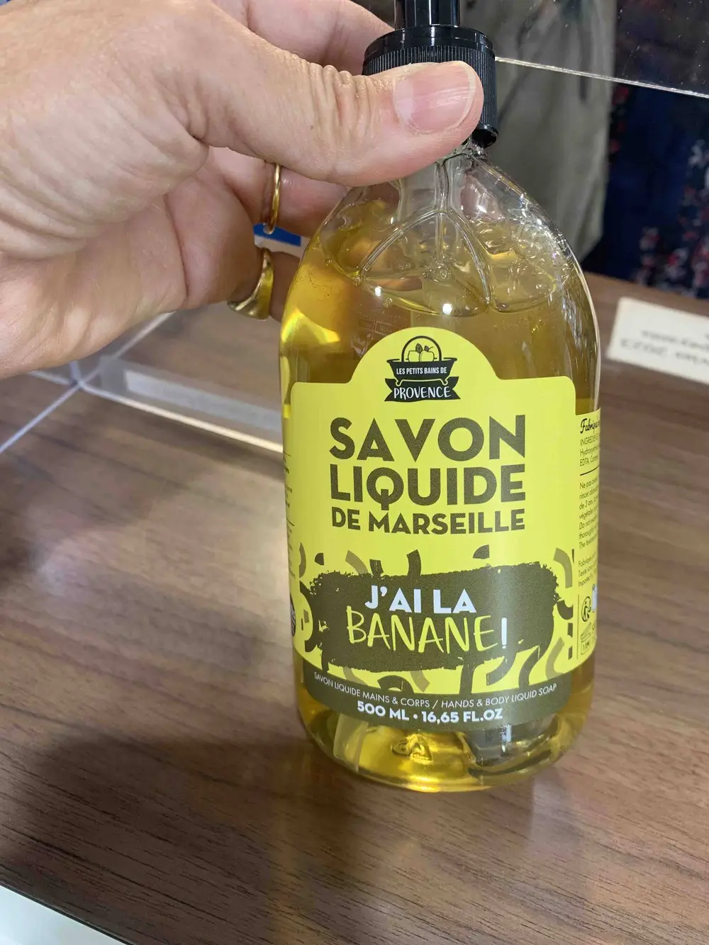 LES PETITS BAINS DE PROVENCE - J'ai la banane - Savon liquide de Marseille