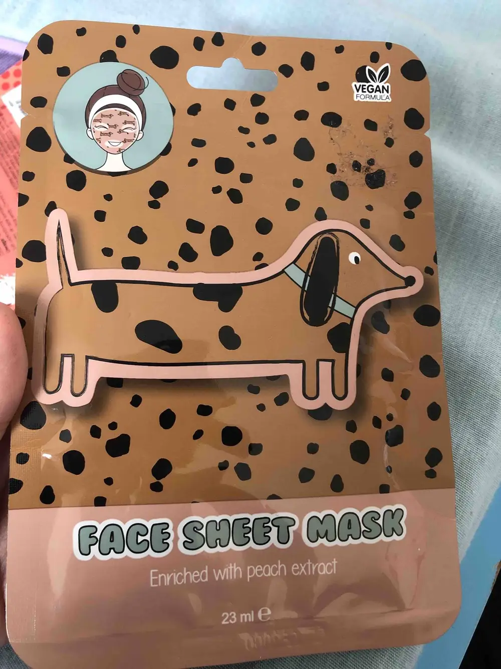 VEGAN FORMULA - Face sheet mask - Enriched with extract