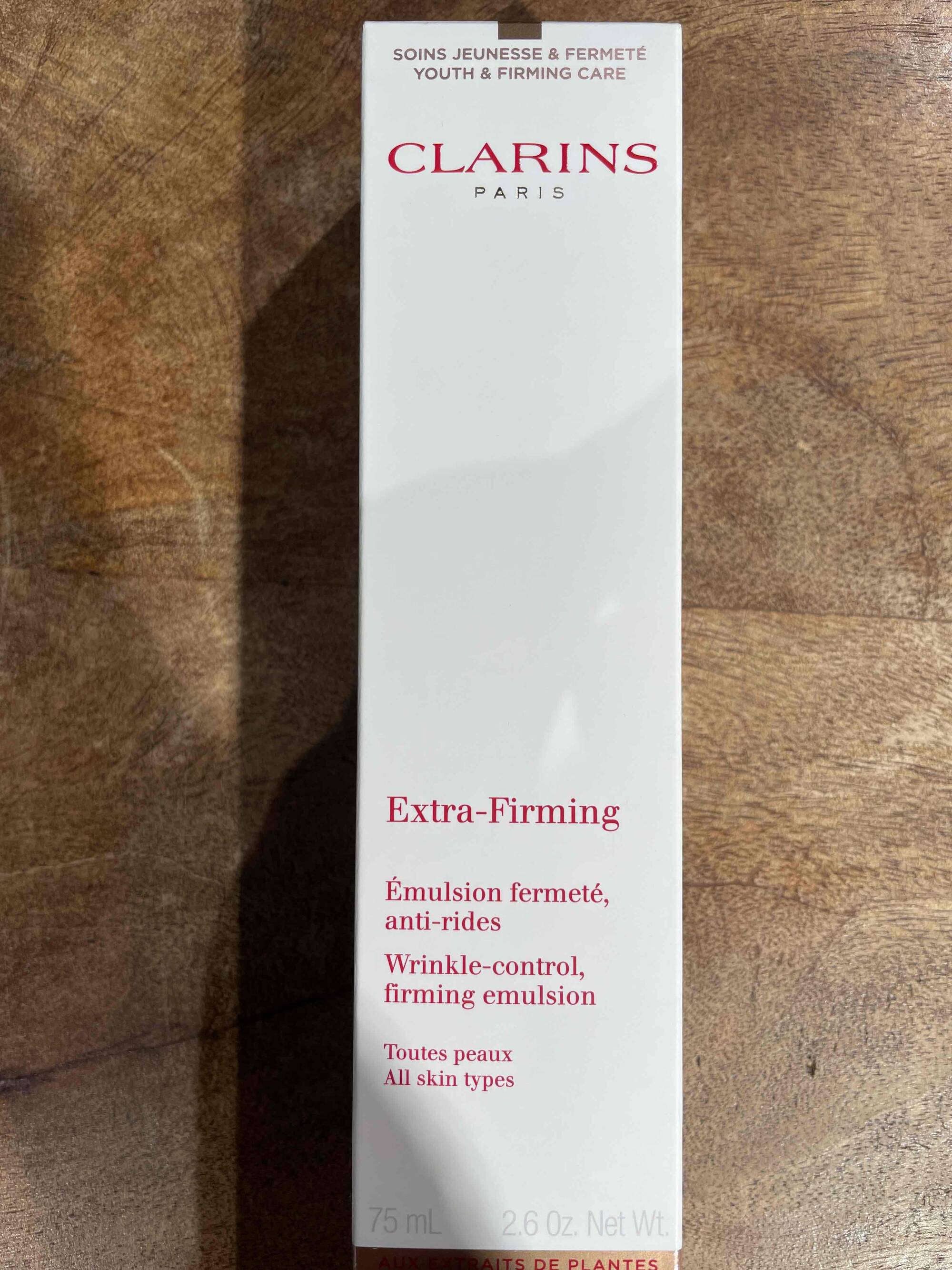 CLARINS - Extra firming - Émulsion fermeté anti-rides 