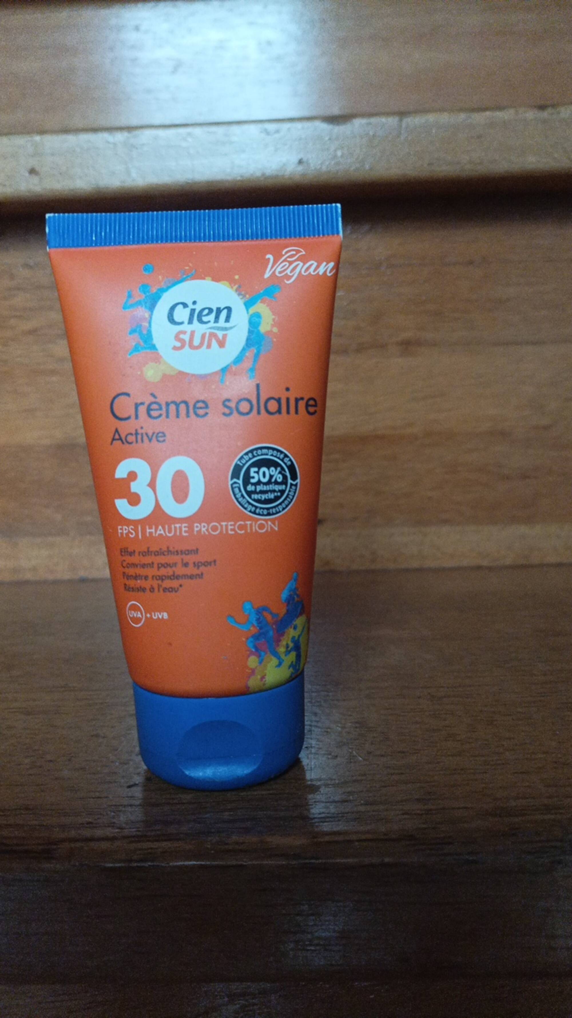 CIEN SUN - Crème solaire active FPS 30