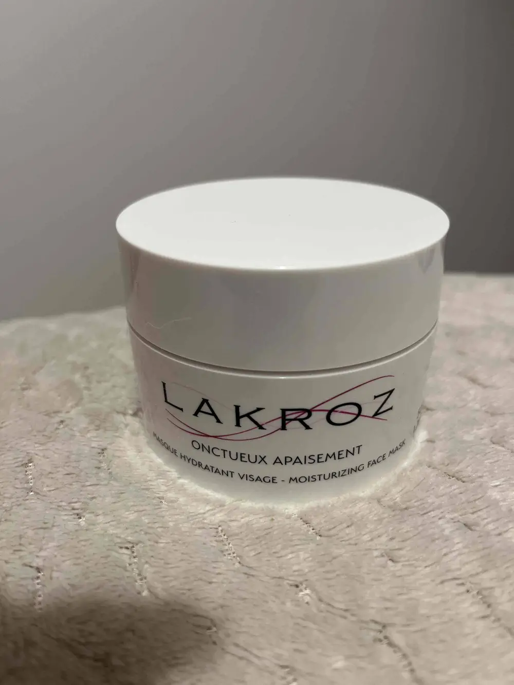 LAKROZ - Onctueux apaisement - Masque hydratant visage